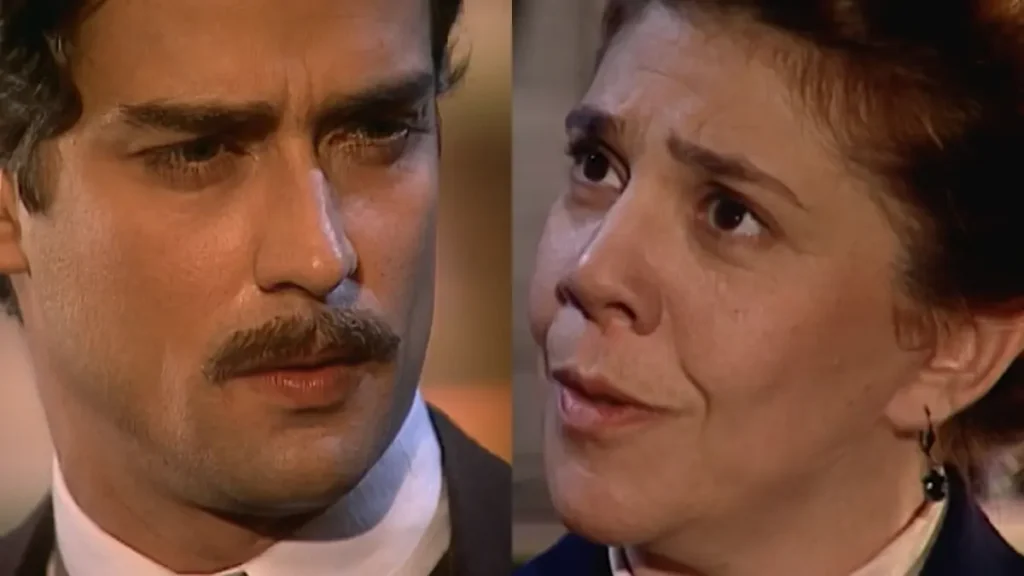 Terra Nostra: Marco Antônio flagra segredo de Mariana sobre bebê que não é de Juliana